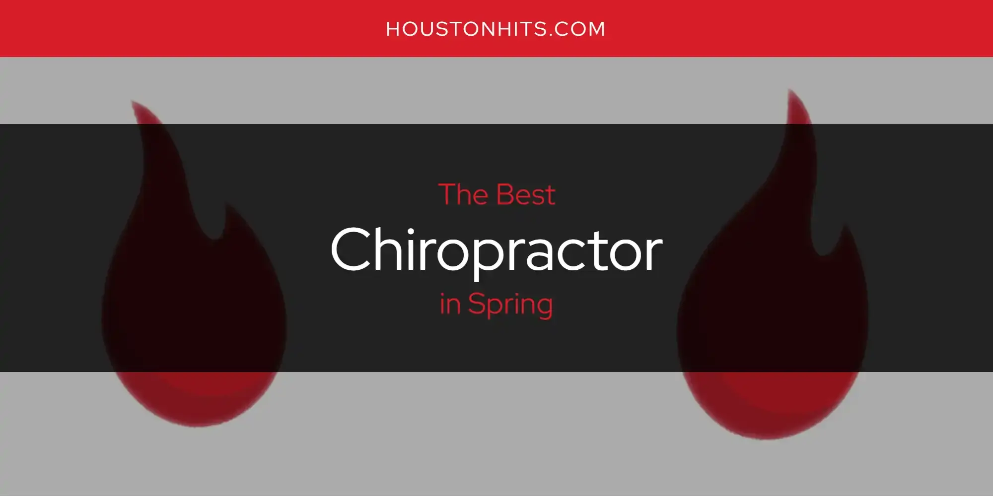 The Absolute Best Chiropractor in Spring  [Updated 2024]