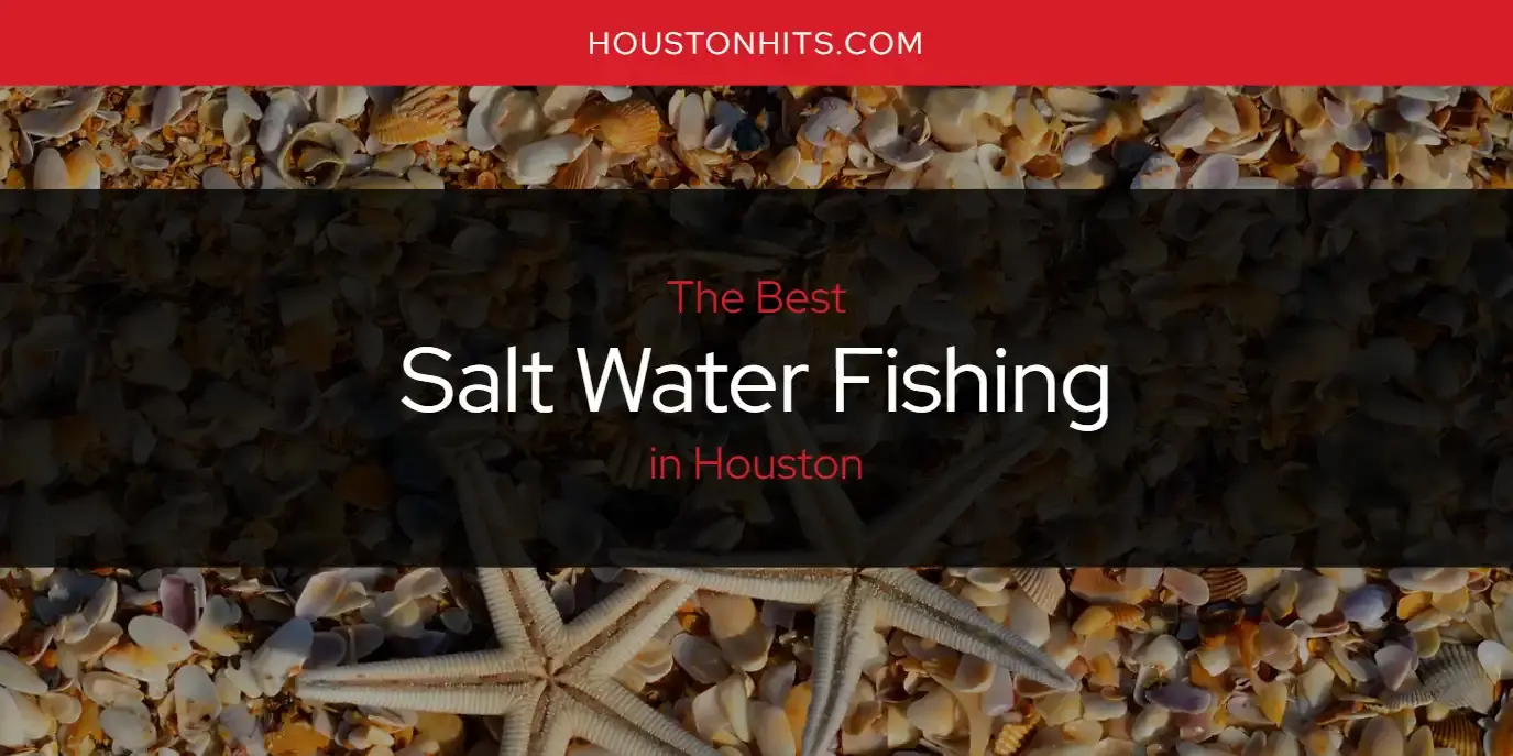 Houston's Best Salt Water Fishing [Updated 2024]