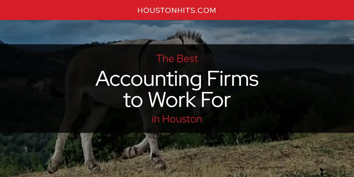 The Absolute Best Accounting Firms to Work for in Houston  [Updated 2024]