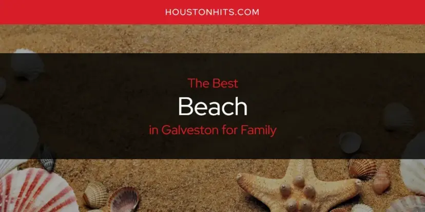 The Absolute Best Beach in Galveston for Family  [Updated 2024]