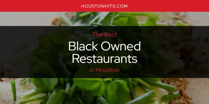 The Absolute Best Black Owned Restaurants in Houston  [Updated 2024]
