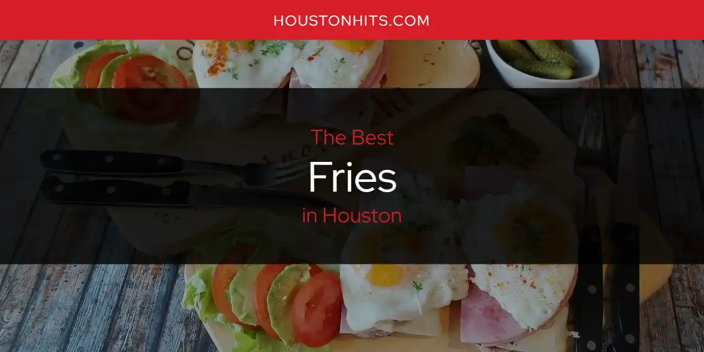 Best Fries in Houston? Here's the Top 17
