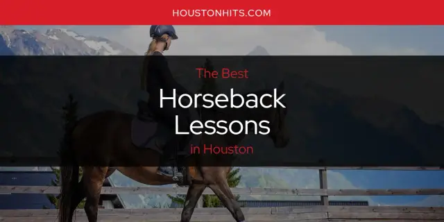 The Absolute Best Horseback Lessons in Houston  [Updated 2024]