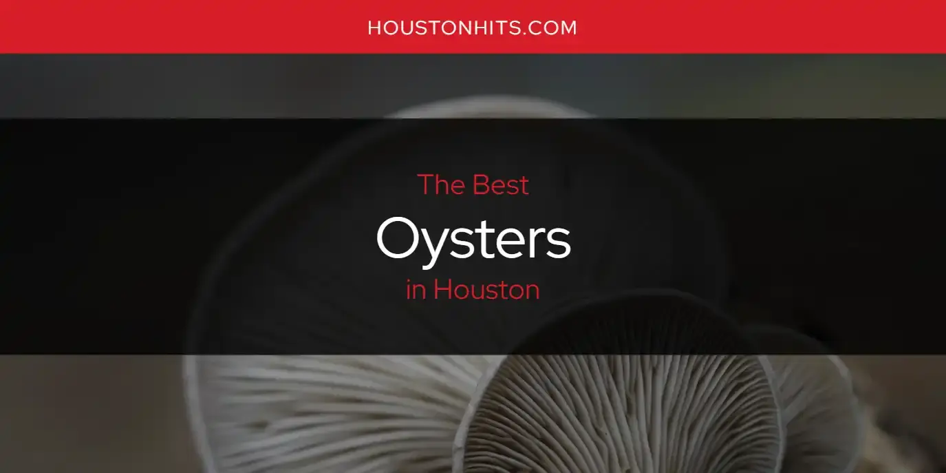 Houston's Best Oysters [Updated 2024]