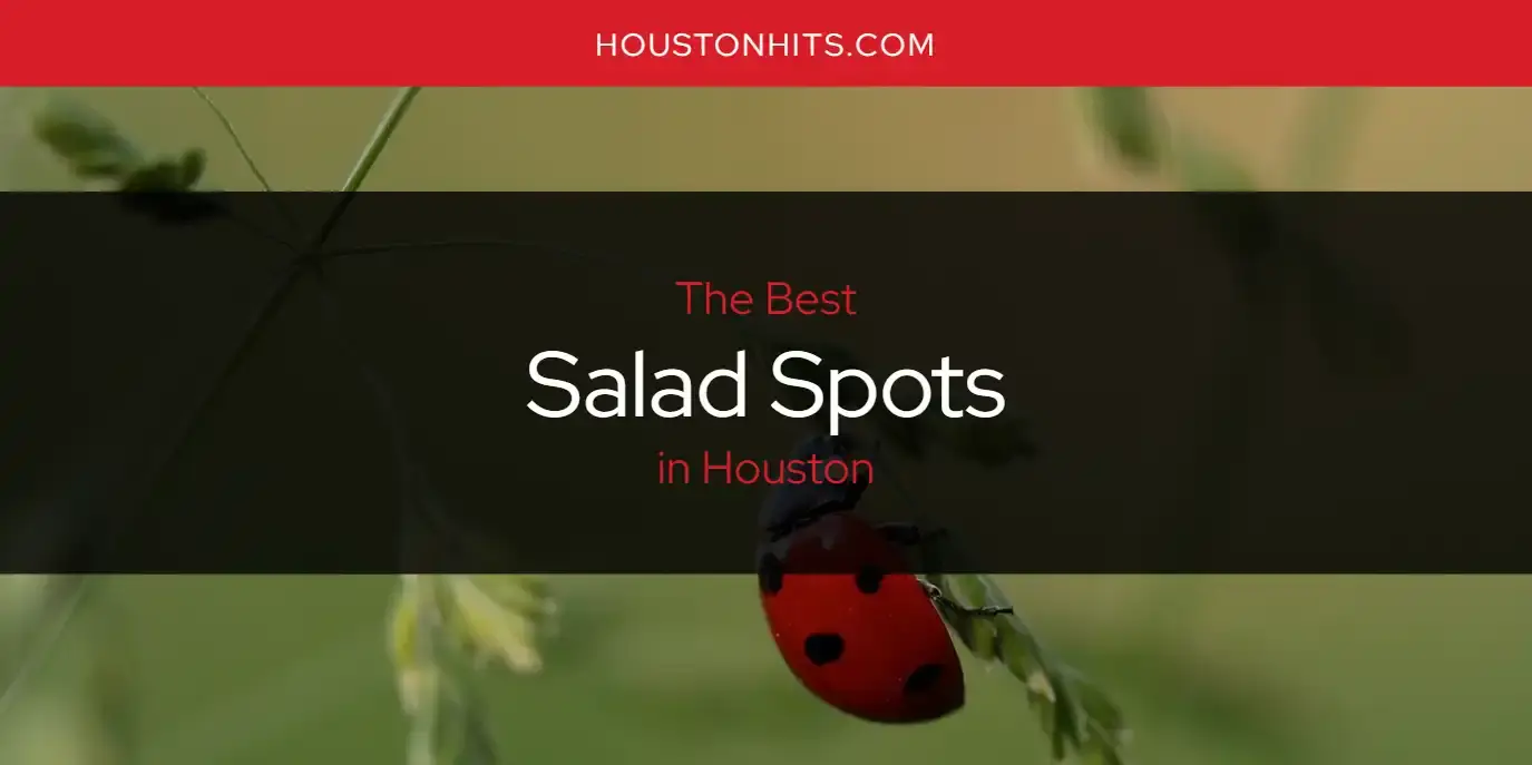 Houston's Best Salad Spots [Updated 2023]