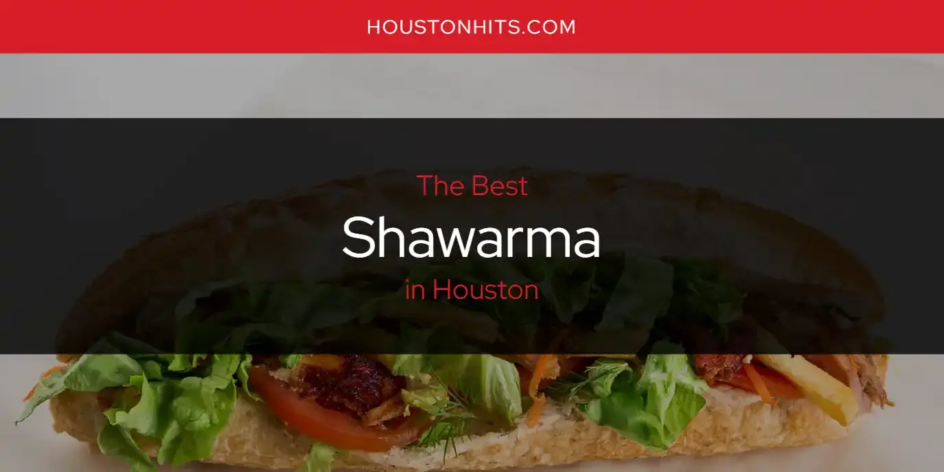 Houston's Best Shawarma [Updated 2024]