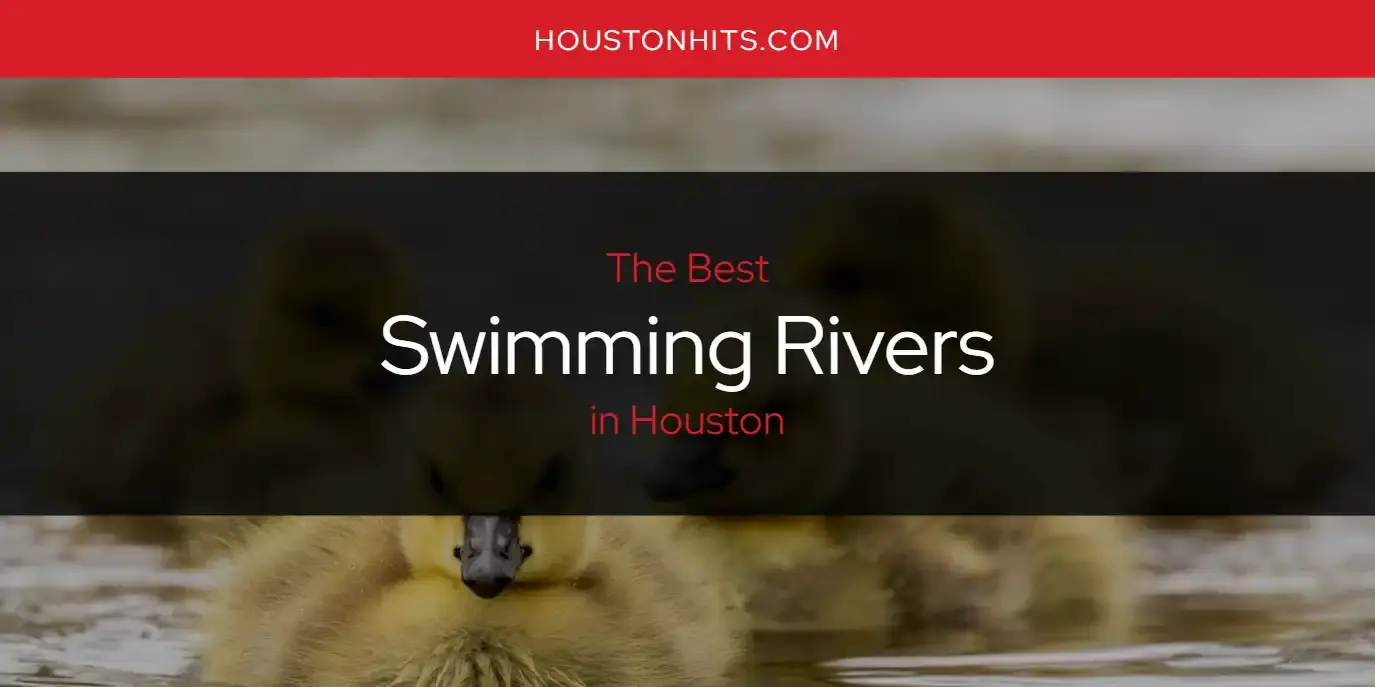 Houston's Best Swimming Rivers [Updated 2024]