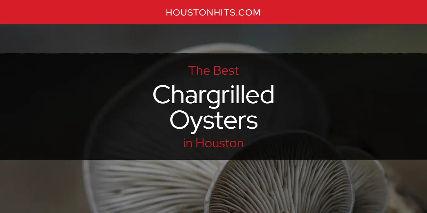 The Absolute Best Chargrilled Oysters in Houston [Updated 2024