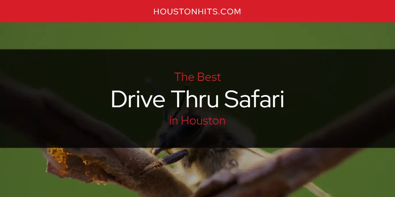 drive through safari houston