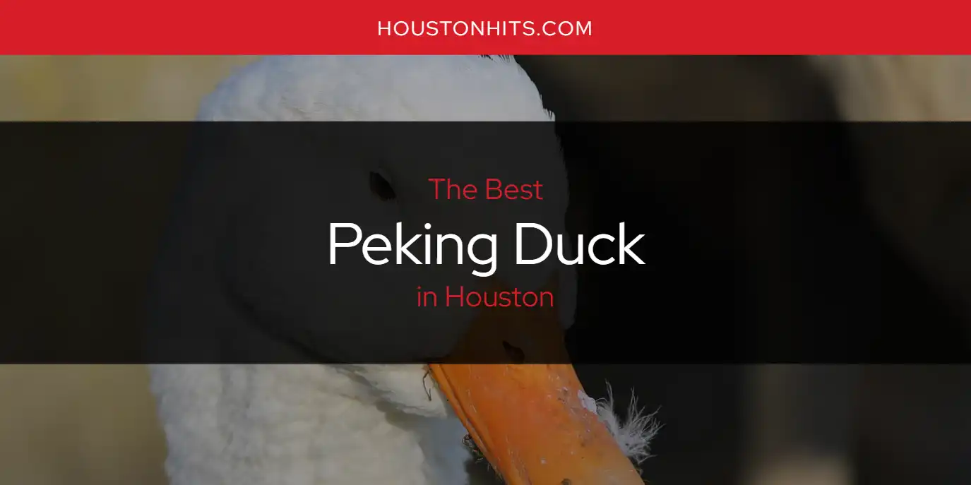 The Absolute Best Peking Duck in Houston  [Updated 2025]