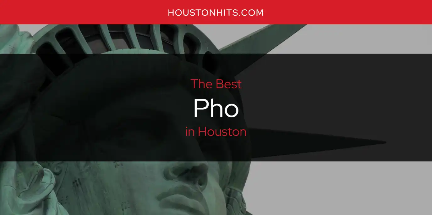 The Absolute Best Pho in Houston  [Updated 2025]