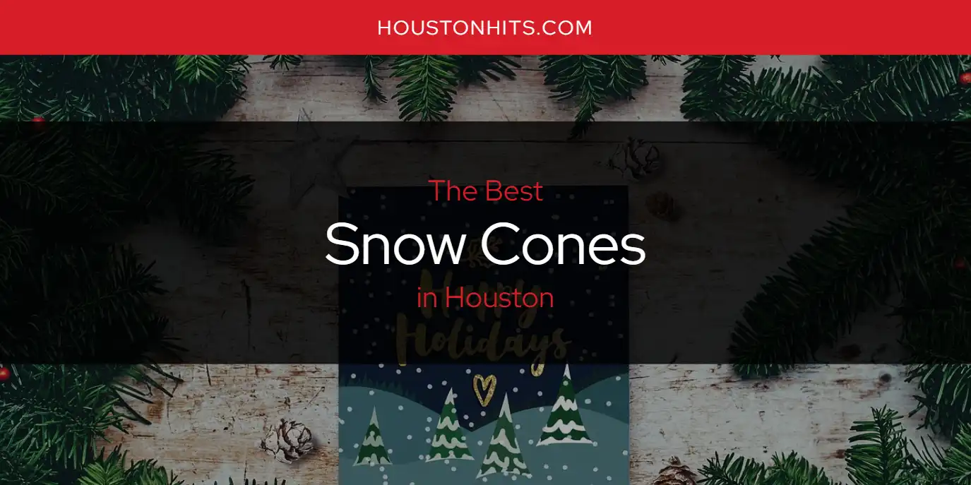 The Absolute Best Snow Cones in Houston  [Updated 2025]